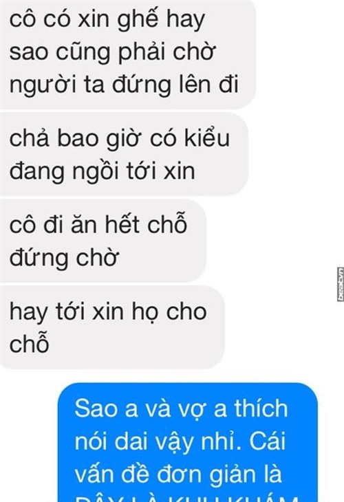 ba bau phai dung khi cho kham thai, bi chong cua nguoi phu nu khac tu choi nhuong ghe - 2