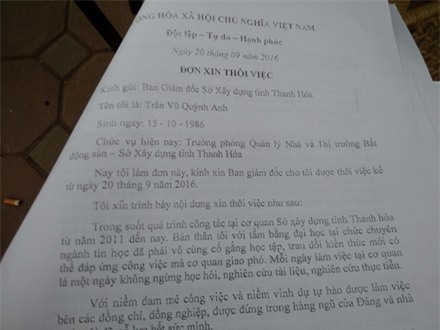 Bà Quỳnh Anh xin thôi việc vì bị “bôi nhọ danh dự“ ảnh 1