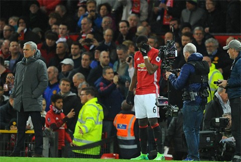 Pogba bình phục chấn thương vào sân từ đầu hiệp 2