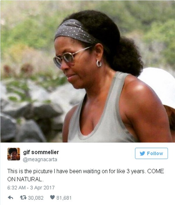 Michelle Obama, Barack Obama, tóc xoăn tự nhiên