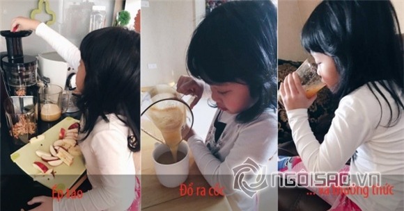 sao việt, con sao việt, con sao việt làm việc nhà, con sao rửa bát, nhóc tỳ nhà sao việt