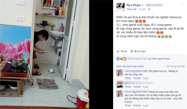 Hài hước chồng nghiện game đem cả điện thoại vào toilet, vợ chụp ảnh bêu lên mạng xã hội  - Ảnh 1.