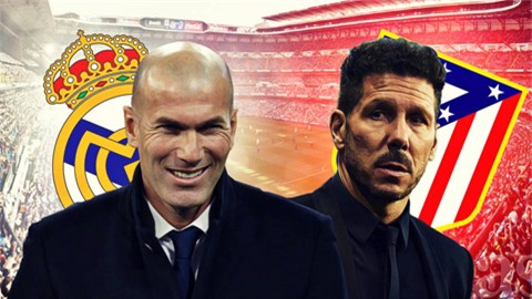 So sánh vũ khí của Zidane và Simeone trước thềm derby Madrid