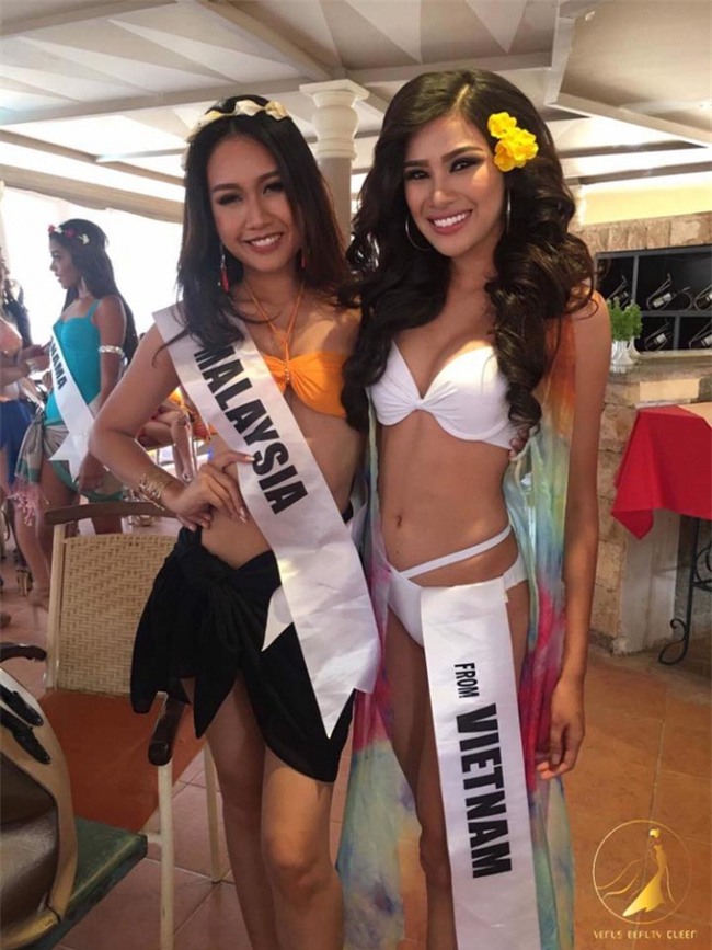 Đeo dải băng mới “From Vietnam”, Nguyễn Thị Thành lọt Top 15 phần thi “Resort Wear” - Ảnh 3.