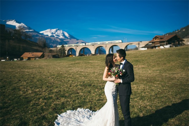 Ảnh cưới đẹp nao lòng tại hồ xanh, núi trắng Thụy Sĩ của cặp đôi Việt kiều tưởng không yêu mà cuối cùng lại yêu - Ảnh 18.