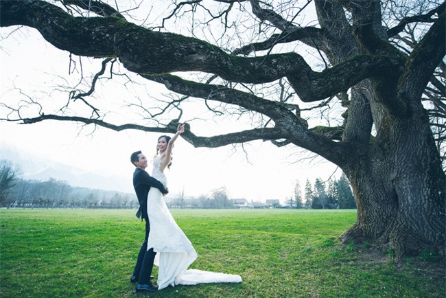 Ảnh cưới đẹp nao lòng tại hồ xanh, núi trắng Thụy Sĩ của cặp đôi Việt kiều tưởng không yêu mà cuối cùng lại yêu - Ảnh 20.