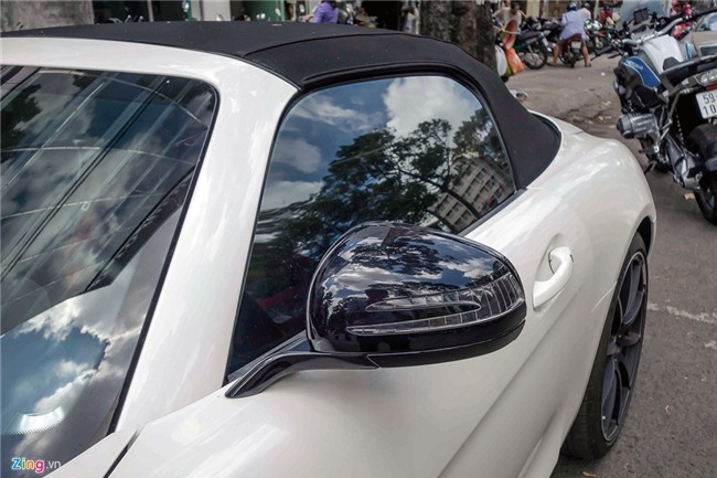 Sieu xe Mercedes SLS mui tran duy nhat tai Viet Nam cua dai gia ca phe hinh anh 6