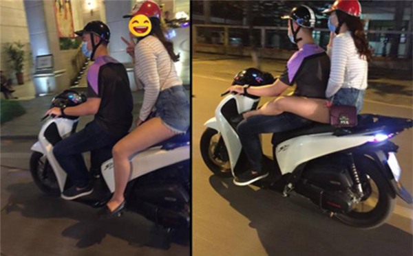Mới đây nhất, hình ảnh về một dáng ngồi kém duyên của cô gái trẻ khi ngồi sau xe máy của bạn trai đã được cộng đồng mạng chia sẻ rầm rầm. Không chỉ khiến cho nhiều người phải đỏ mặt khi nhìn, mà đôi khi dáng ngồi này lại khiến các cô gái lâm vào thế vô tình ... lộ hàng.