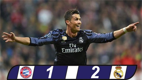 Ronaldo lập cú đúp, Real ngược dòng hạ Bayern