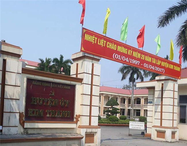 lãnh đạo huyện toàn người nhà, bổ nhiệm người nhà, huyện Kim Thành, Hải Dương