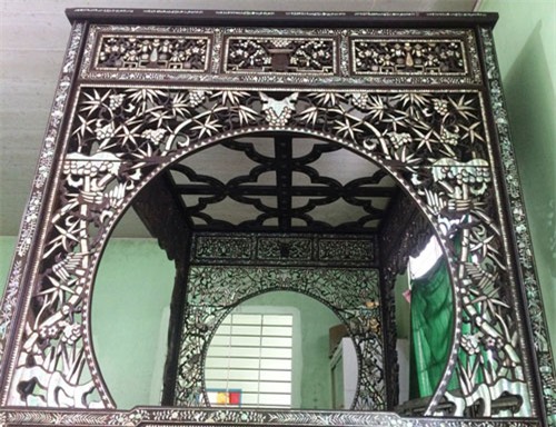 giường cổ giá bạc tỷ, giường ngủ cổ Đồng Tháp, giường ngủ cổ, Công tử Bạc Liêu, giường Công tử Bạc Liêu