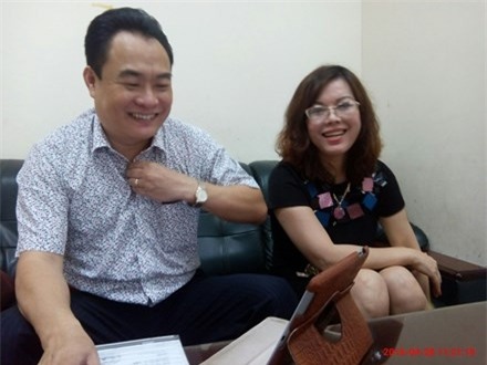 Ông Trung và bà Hằng. Ảnh: M.Đ