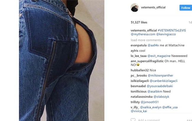 Quan jeans ho vong 3 xuat hien trong lang mot hinh anh 1