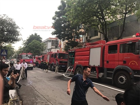 Cơ quan chức năng nhanh chóng có mặt tại hiện trường. Ảnh: Beat