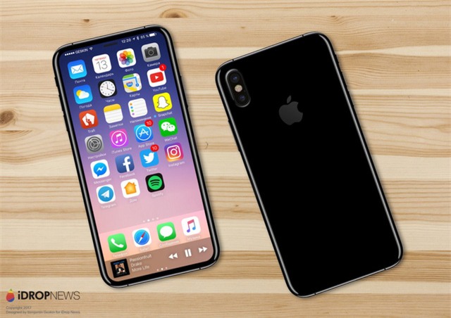 Cuối cùng iPhone 8 đã hiện nguyên hình, bạn sẽ không tin nó đẹp mê mẩn thế này đâu - Ảnh 2.