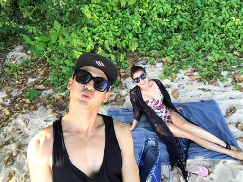 Cô và ông xã thường xuyên đi du lịch để hâm nóng tình cảm.