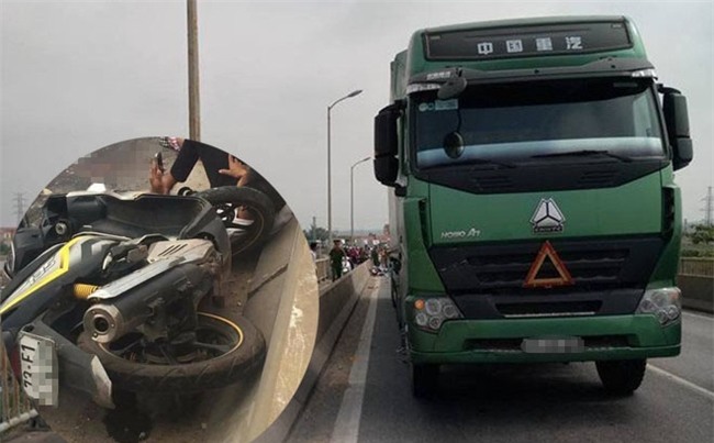 Thai phụ cùng con gái 2 tuổi bị ô tô cán tử vong