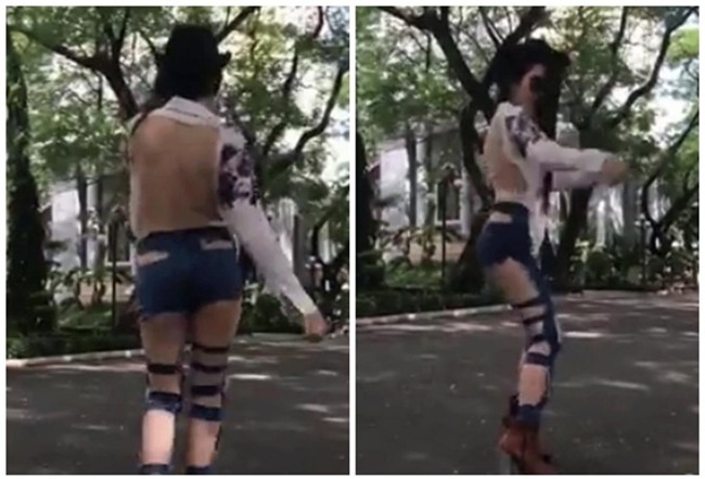 chua he, thieu nu da mac 