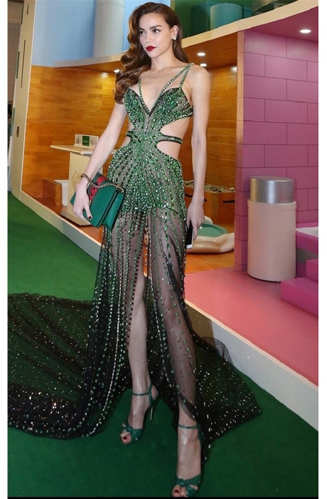 mc quynh chi, diem huong "roi tay" dai gia van nuot na, nong tung cm hinh anh 19