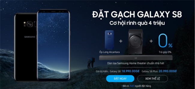 Galaxy S8, S8+ lap ky luc dat hang tai VN du chua co gia ban hinh anh 4