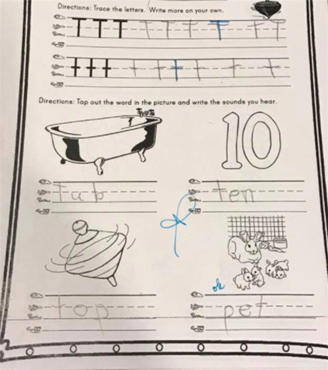 Bai tap cua hoc sinh mau giao khien phu huynh hoang mang hinh anh 1