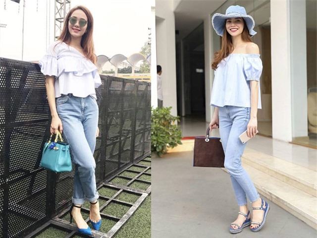 gu thoi trang "chi chi, em em" cua ha ho va minh hang ngay con than thiet - 1