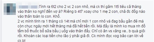 Vợ nghỉ đẻ thu nhập 4,2 triệu, chồng đưa 500k để nuôi 2 con mà suốt ngày chê vợ chi tiêu hoang - Ảnh 5.