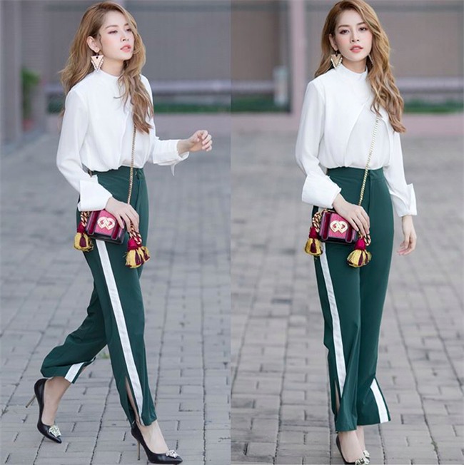 Angela Phương Trinh dìm chiều cao bằng quần loe quá khổ, Đỗ Mỹ Linh chững chạc với tóc uốn xoăn - Ảnh 10.