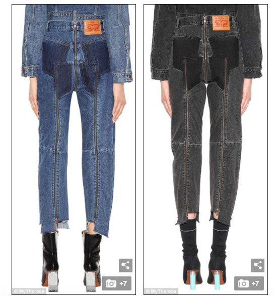 Các hãng thời trang liên tiếp tung ra những kiểu quần jeans lạ đời khiến dân tình mắt tròn mắt dẹt - Ảnh 6.