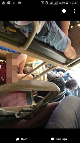 thieu nu mac vay ngan