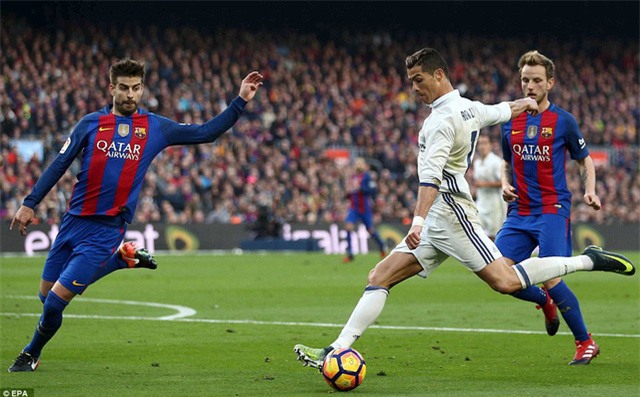  C.Ronaldo đã ghi đến 5 bàn thắng trong hai trận tứ kết Champions League với Bayern Munich 