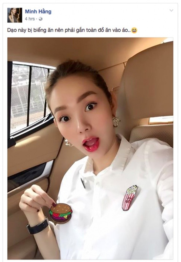 sao Việt,Minh Hằng,Minh Hằng mở lại Facebook,scandal Minh Hằng - Hà Hồ