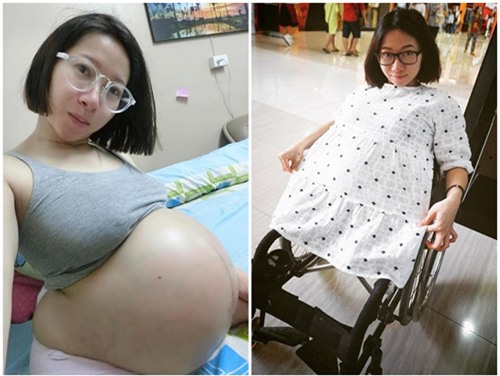 con gai xinh dep cua me 9x cut chan tung bi de biu "khong ai muon co con cung" - 2