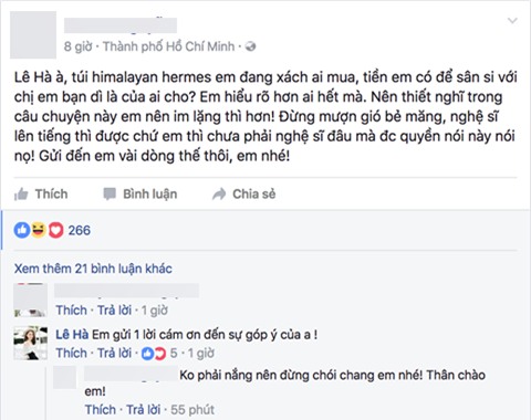 lê hà, minh hằng, hồ ngọc hà, sao việt