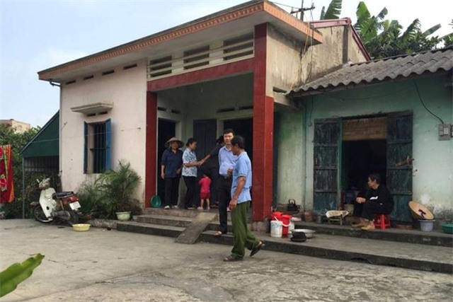 Ngôi nhà của đối tượng Quang, nơi xảy ra sự việc. Ảnh: Đ.Tuỳ