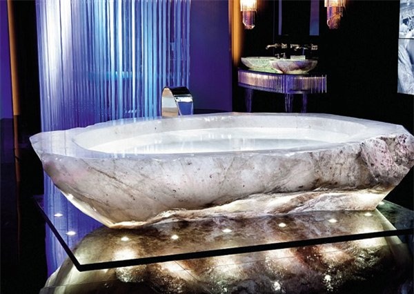 bồn tắm, bồn tắm triệu đô, biệt thự triệu đô, giới siêu giàu, giới nhà giàu