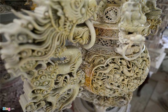 đồ thủ công, bộ lư lọ, đồ chạm khắc bằng đá