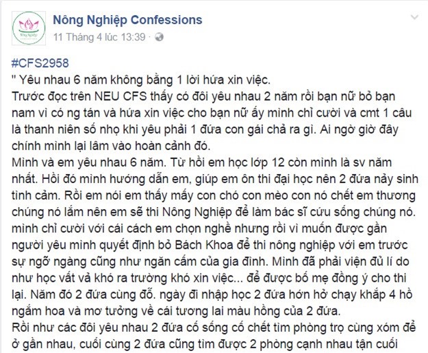 Yêu nhau 6 năm không bằng một lời hứa xin việc - Ảnh 1.