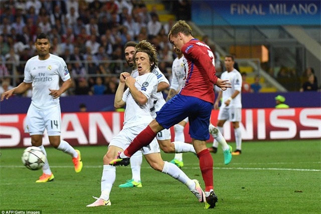 Griezmann khao khát tỏa sáng bởi ở trận chung kết Champions League 2016, anh đã đá hỏng một quả phạt đền