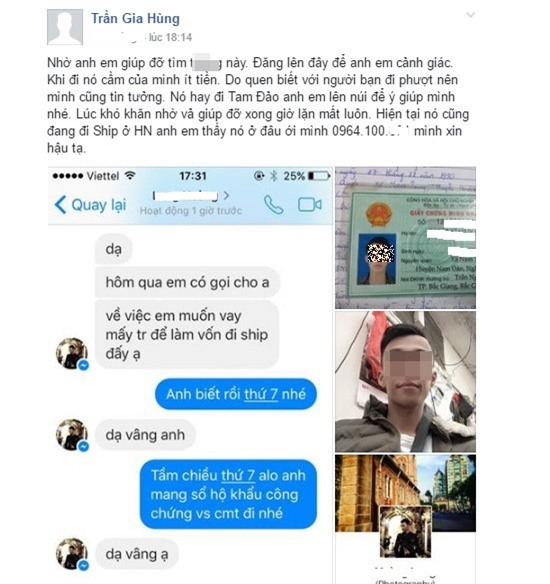 'Cam' giay to vay 10 trieu dong ho ban, sinh vien ngam dang tra no hinh anh 1