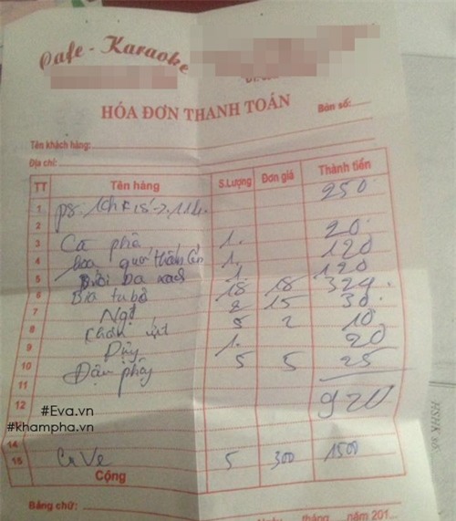 vo te ngua khi phat hien hoa don tien karaoke cua chong co ca phan "cave" - 1