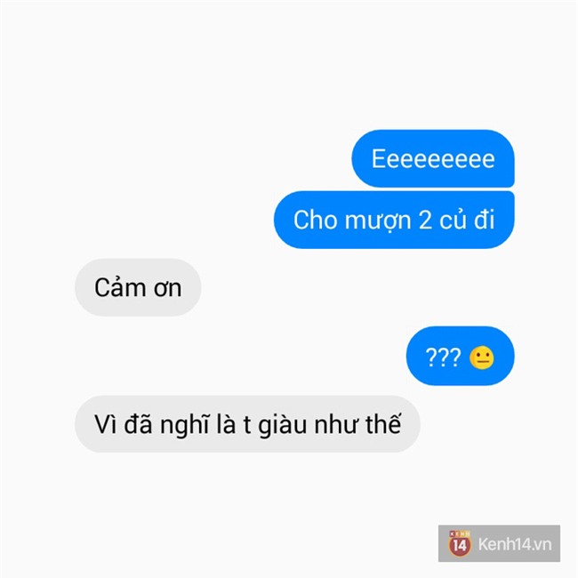 Bạn thử nhắn tin hỏi vay bạn thân của bạn 2 triệu đi xem chúng nó trả lời thế nào - Ảnh 5.