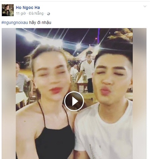 Hồ Ngọc Hà hôn môi gần với Noo Phước Thịnh.