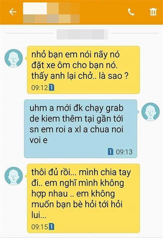 Chàng trai tội nghiệp bị bạn gái đá không thương tiếc vì tội... chạy xe ôm - Ảnh 1.