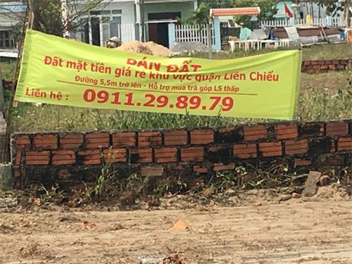 sốt đất, đà nẵng, tăng giá, thổi giá, cò đất, liền kề, biệt thự, căn hộ nghỉ dưỡng, đầu cơ nhà đất, Sông Hàn, Liên chiểu, hải vân