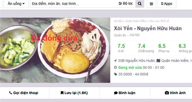 xôi Yến, quán xôi