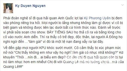 Kỳ Phương Uyên, ca sĩ hải ngoại, ca sĩ Kỳ Phương Uyên