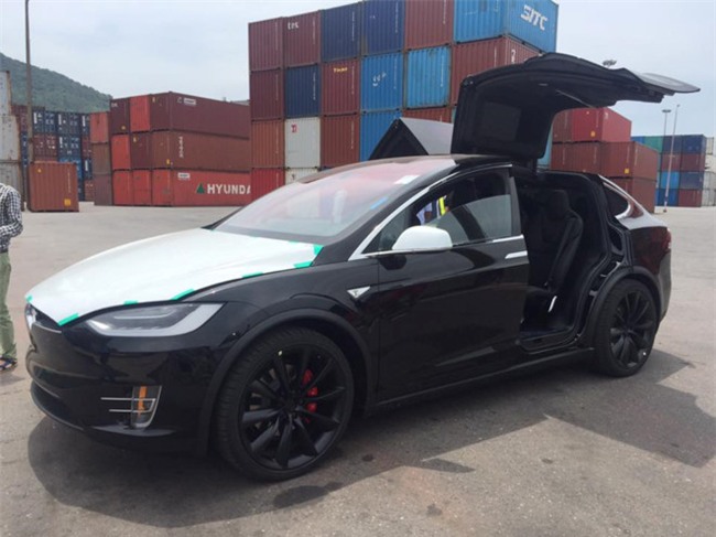 Oto dien Tesla Model X dau tien ve Viet Nam hinh anh 1