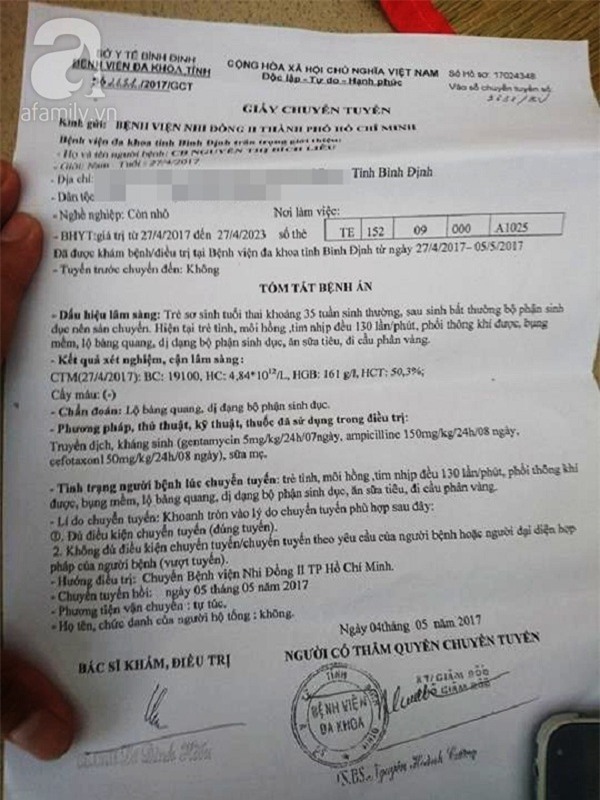Đứa trẻ ở Bình Định lộ bàng quang, dị dạng bộ phận sinh dục ngay từ lúc lọt lòng - Ảnh 4.