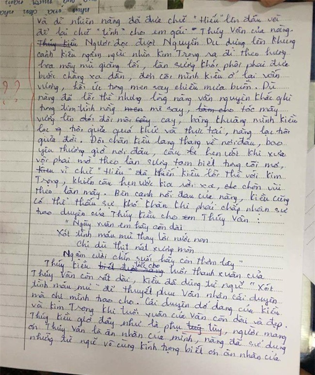 Bài văn bá đạo dùng lời ca khúc Lạc trôi để phân tích truyện Kiều - Ảnh 2.